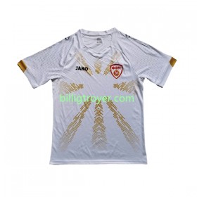 Billige Fotballdrakter Nord-Makedonia Bortedraktsett 2023 Kortermet